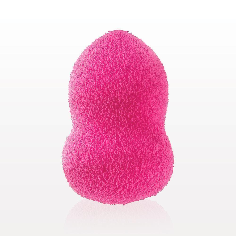 Gentle Exfoliating Oblong Sponge, Hot Pink