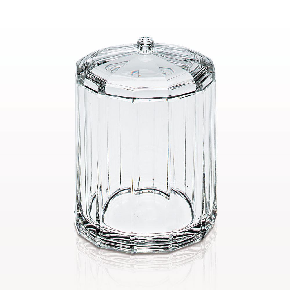 Clear Large Round Container with Cover