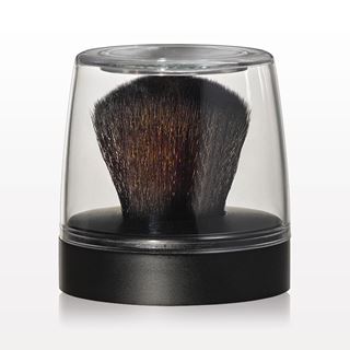 Kabuki Brush with Matte Black Base & Mirrored Cap - Must Purchase with 10056 and 10057