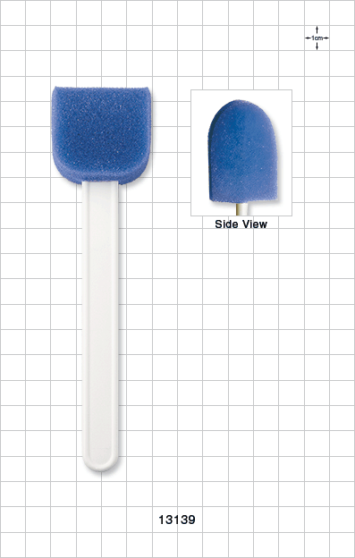 Rounded Bottom Sponge Stick, Blue