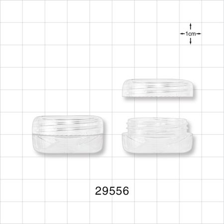 Jar with Cap, Clear