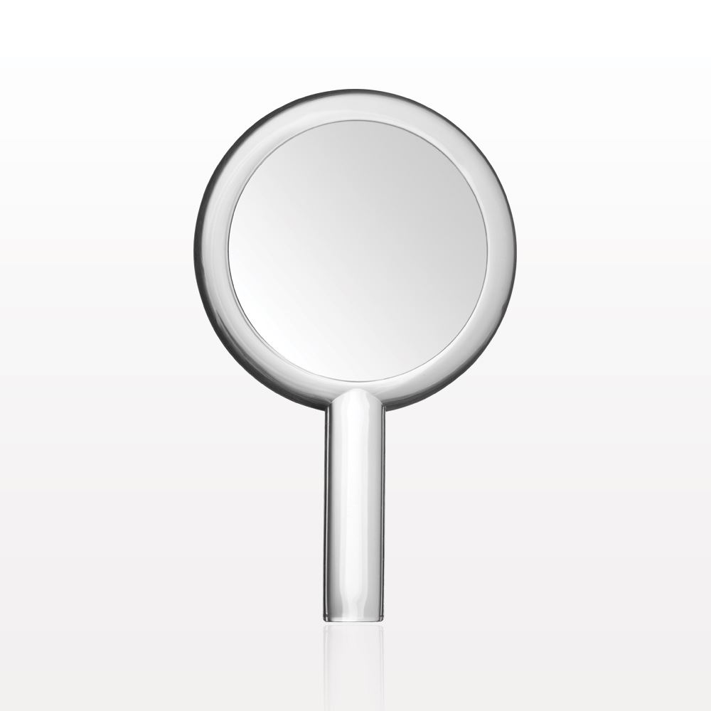 Dual Sided Hand Held Mirror, Clear