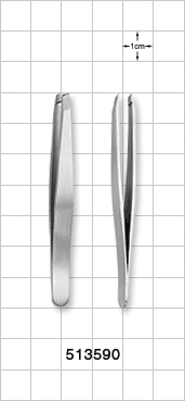 Flat Head Tweezer, Silver