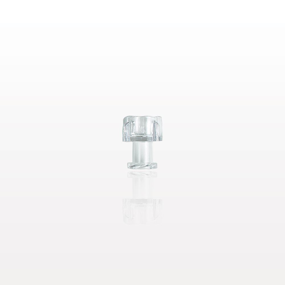 Female Luer Cap, Non-Vented, Clear