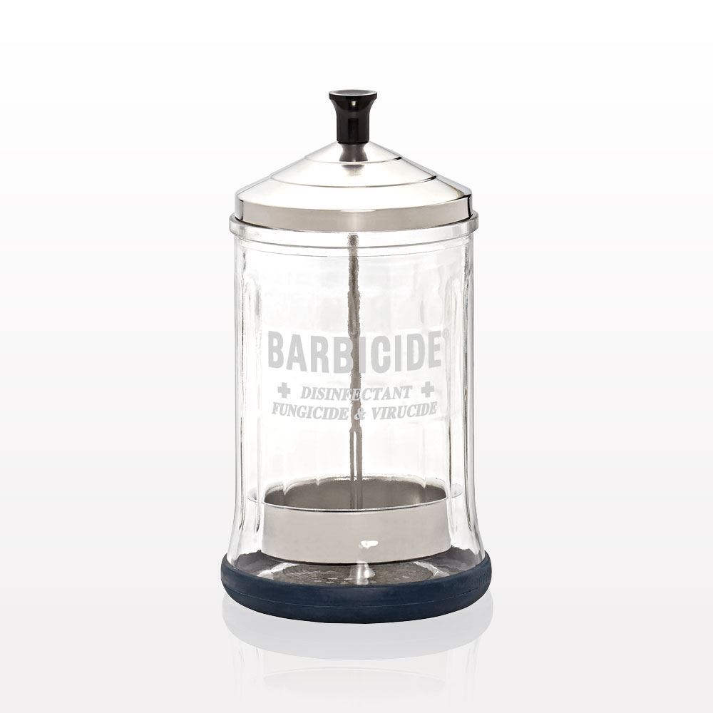 Midsize Barbicide  Disinfectant Jar