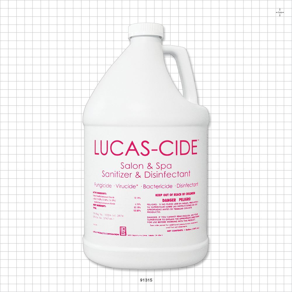 LUCAS-CIDE  Salon & Spa Sanitizer & Disinfectant