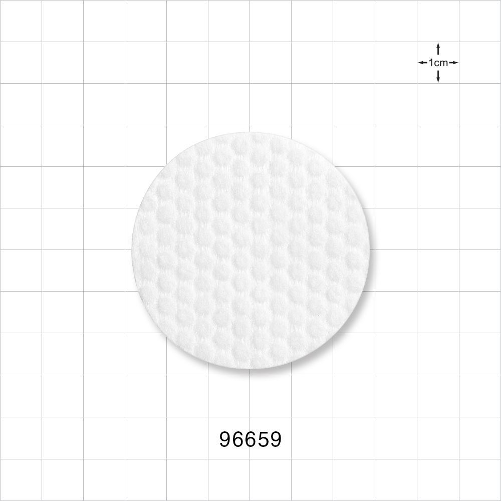 Biodegradable Textured Round Bamboo Pad