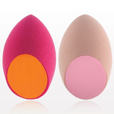 Dual Textured Blending Sponge, Pink/Orange